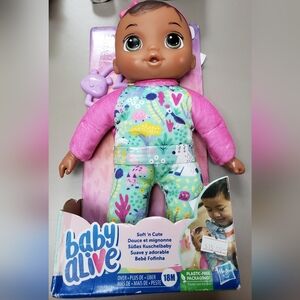 Baby Doll with Pink and Green Outfit